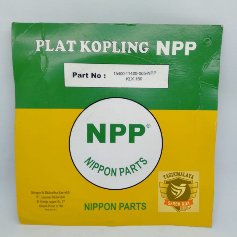 PLAT KOPLING KAMPAS KOPLING KLX 150 Original 100% NPP