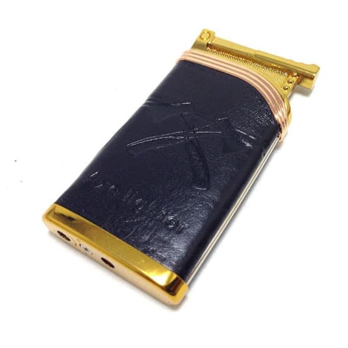 Jual KOREK API AXE LEATHER GOLD 9453 MANCIS LAS LIGHTER KOREK UNIK Low Price!