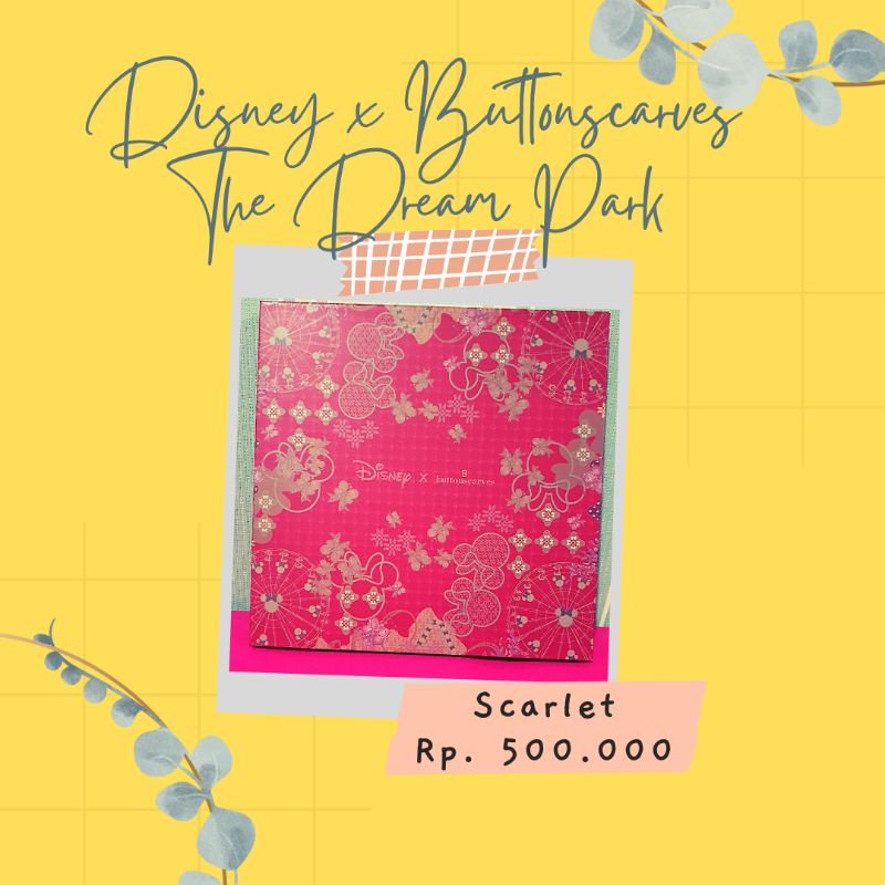 Disney x Buttonscarves The Dream Park Series (Jade)