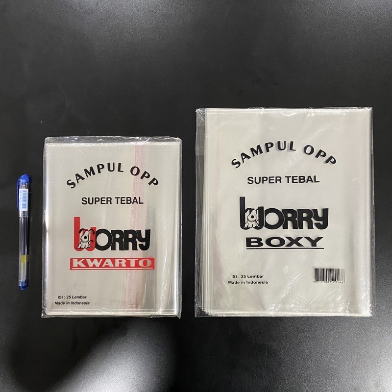 

SAMPUL BUKU TULIS QUARTO | BOXI MERK WORRY (25 Lembar)