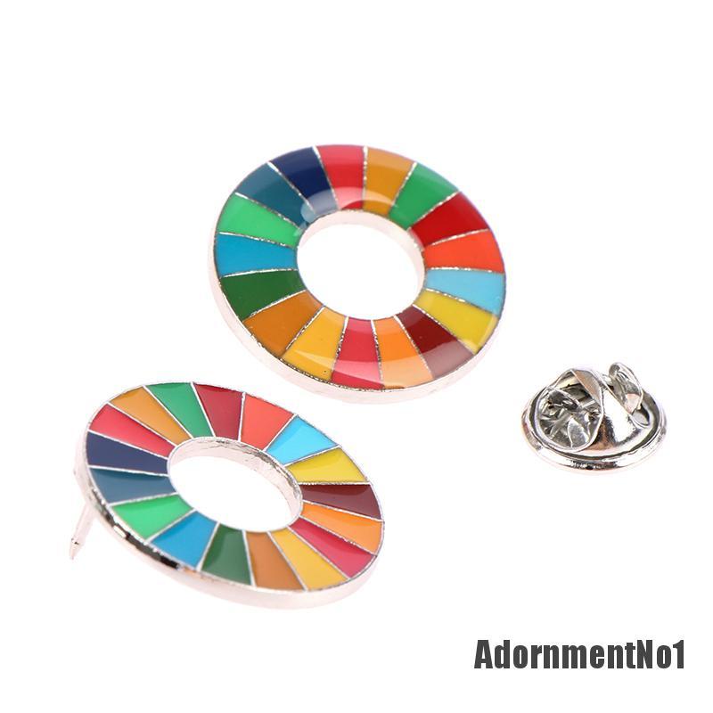 (Adornmentno1) 17 Warna / Pin Bros Motif Goals / United Nations Untuk Pria / Wanita