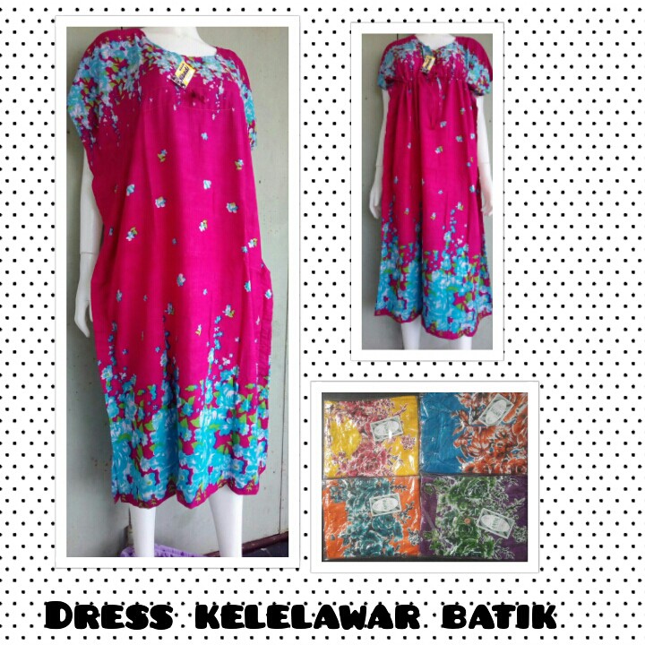  Daster  batik kelelawar jumbo dress lowo rayon adem grosir 