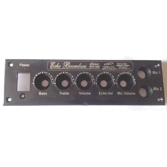 Panel Aktif Speaker ada lubang Echo mic 1 & 2