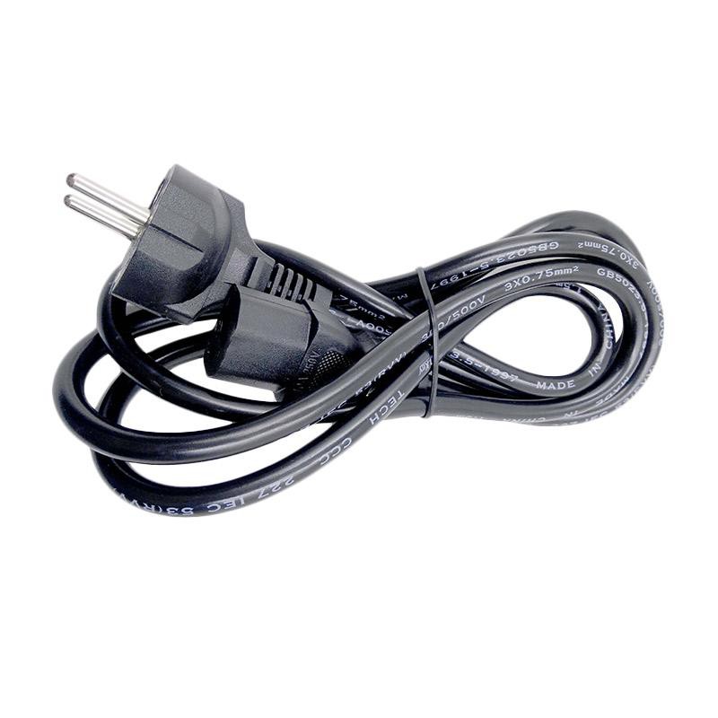 Kabel Power Tebel PC Monitor CPU Adaptor Charger Laptop Notebook Kabel Power Lubang 3 Gepeng JOSS