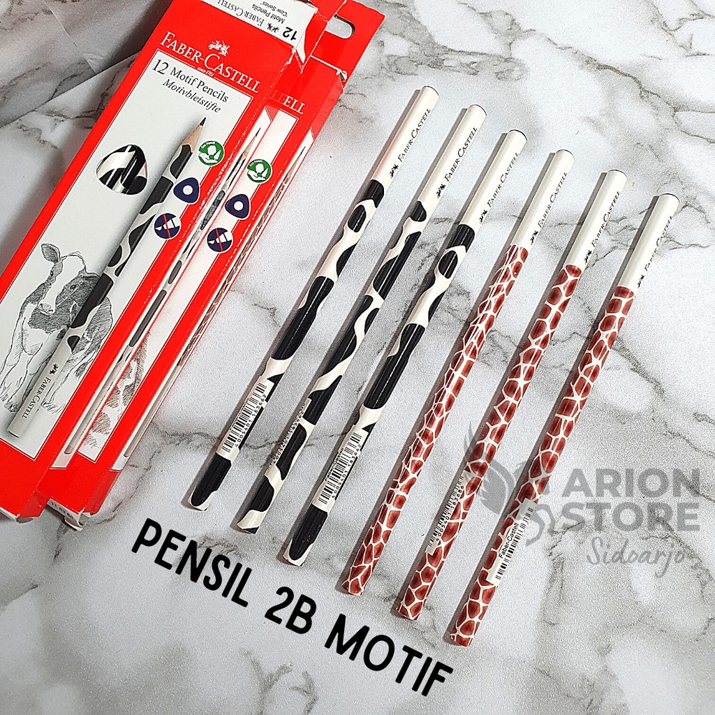 

[ARION STORE] Pensil Motif Faber Castell/ Pensil Motif Murah/ Pensil Faber Castell [PCS]