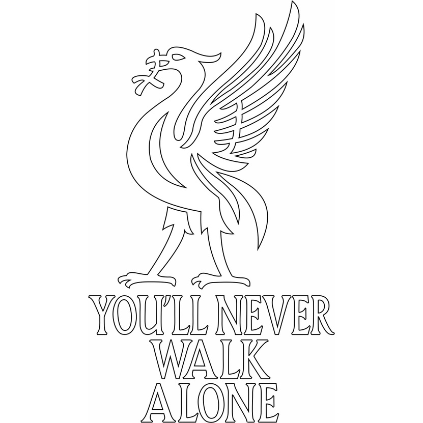 Jual Stiker Cutting Logo Liverpool Stiker You Ll Never Walk Alone Shopee Indonesia