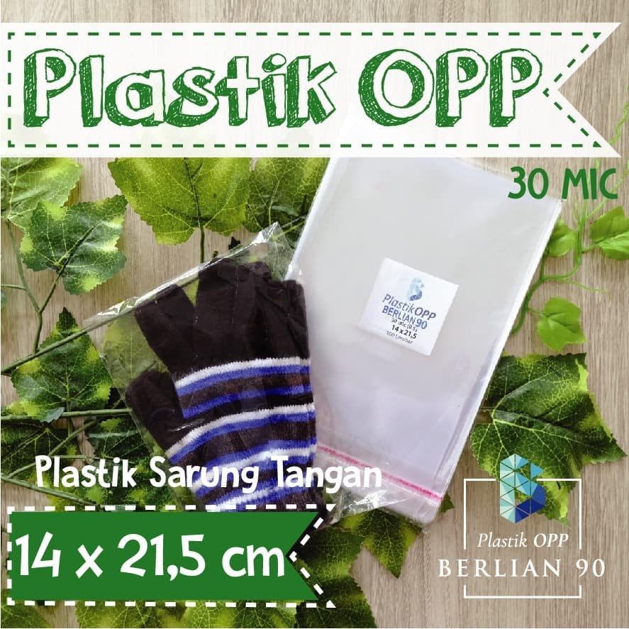 14x21,5 cm Plastik Opp Plastik Seal Plastik Opp Lem Plastik Kemasan Tebal 30 Micron Plastik Bening