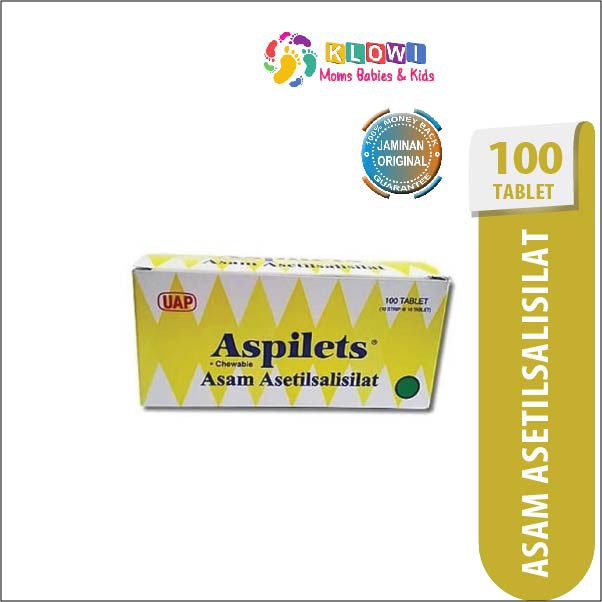 Aspilet Chewable 1 Strip Isi 10 Tablet Obat Pereda Nyeri