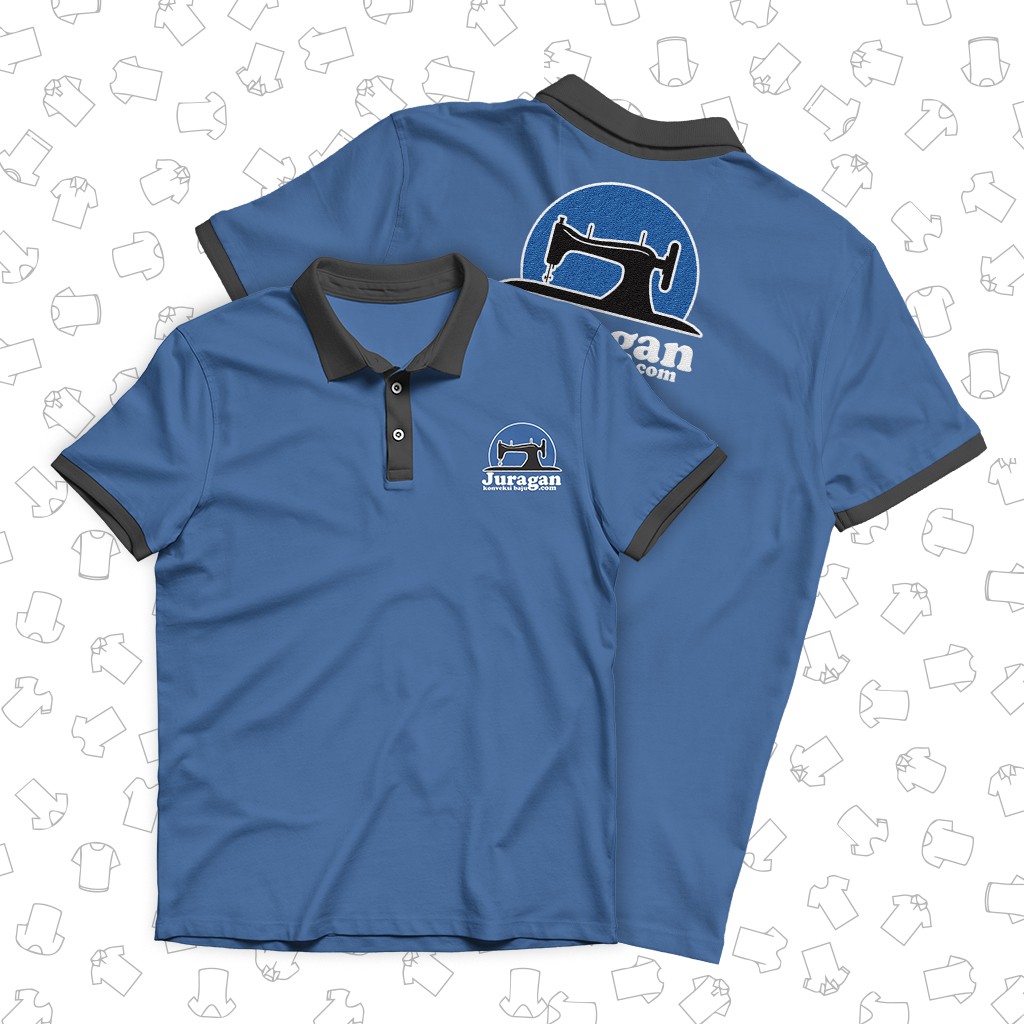 Kaos Polo T-shirt Custom Free Design / Konveksi Baju Kaos Polo Bandung