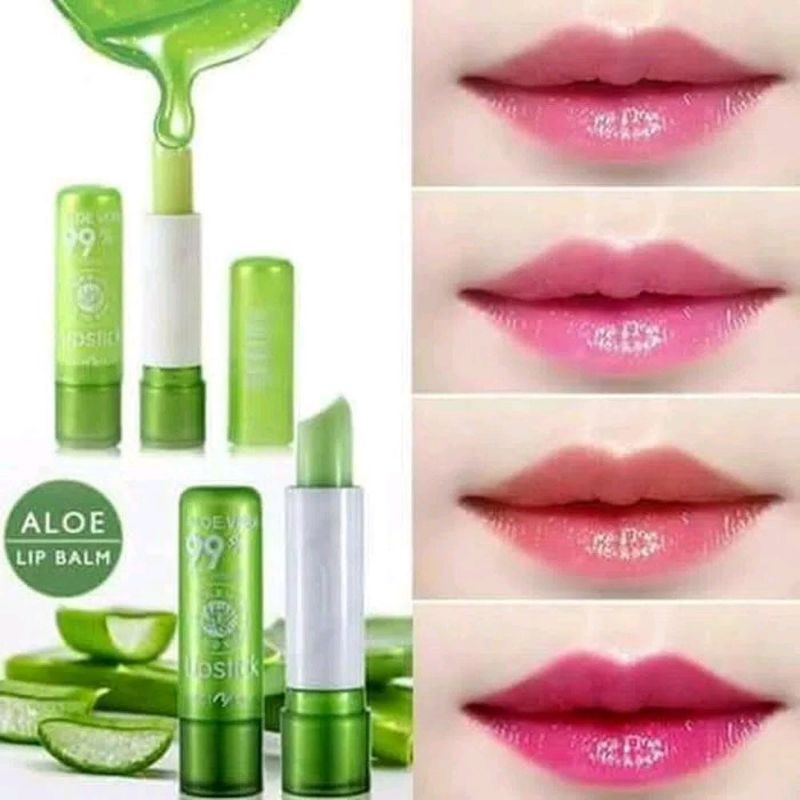 Lip Balm Aloevera Kiss Beauty / Lip Balm Aloe Vera 92% Soohting Gel