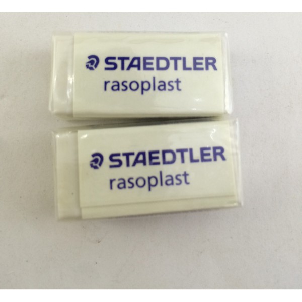 

Penghapus Eraser Staedtler Rasoplast / Stabilo Legacy 1183 Kecil Putih Murah Biru Blue Merah