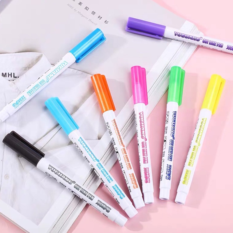 Pen Highlighter 8 Warna Kapasitas Besar