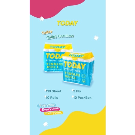 Tisu Today Everyday Tissue Roll / Toilet Tissue