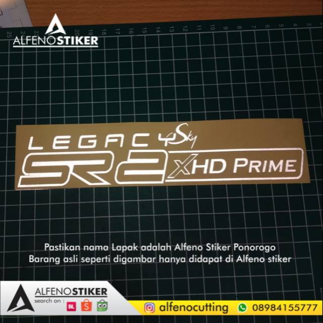 Stiker Legacy SR2 XHD Prime 20cm | Cutting Stiker Bis