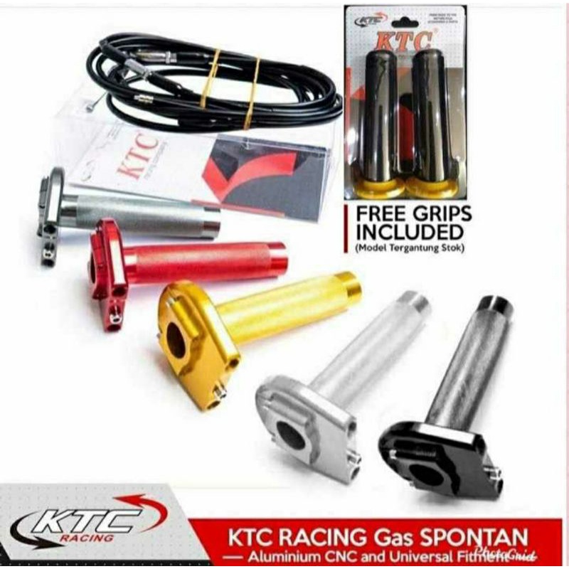 gas spontan KTC 2 kabel active nmax pcx aerox beat scoopy vario crf klx fu ninja vixion mio nouvo xr