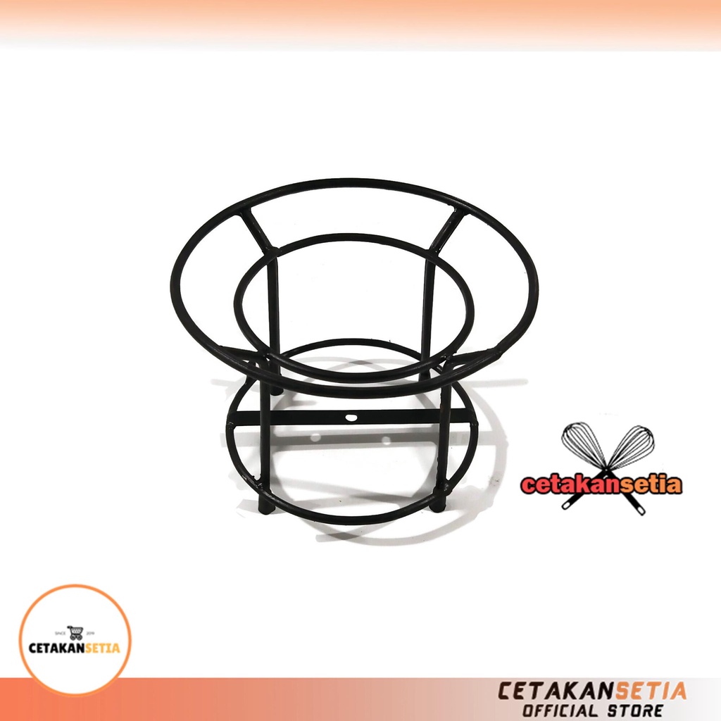RANGKA KOMPOR BULAT PENDEK DIAMETER 25cm | RANGKA KOMPOR SEMAWAR BESI
