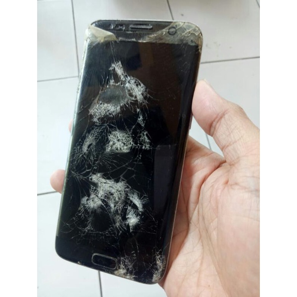 mesin Samsung s7 edge minus lcd pecah