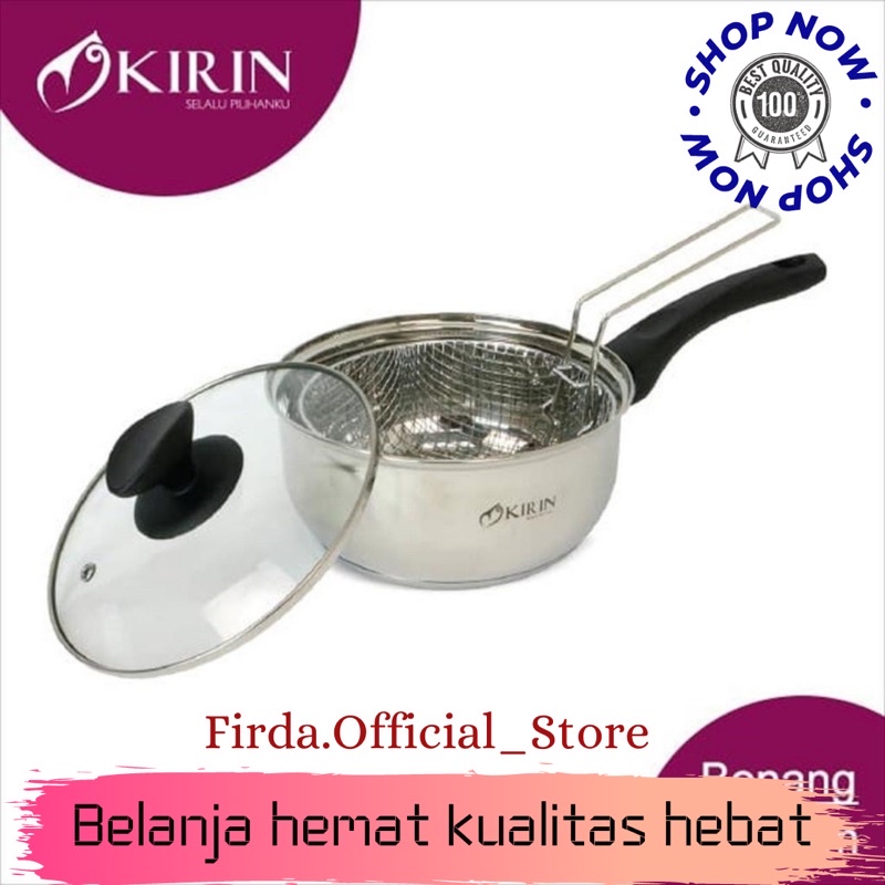 Kirin Bonang Saucepan | 16cm | 18cm | / Panci Dijamin Ori