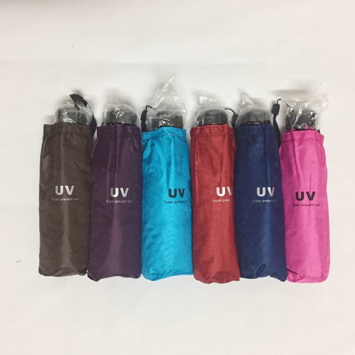 Payung lipat 5 / Payung mini/ Payung anti UV/ Payung polos - 505
