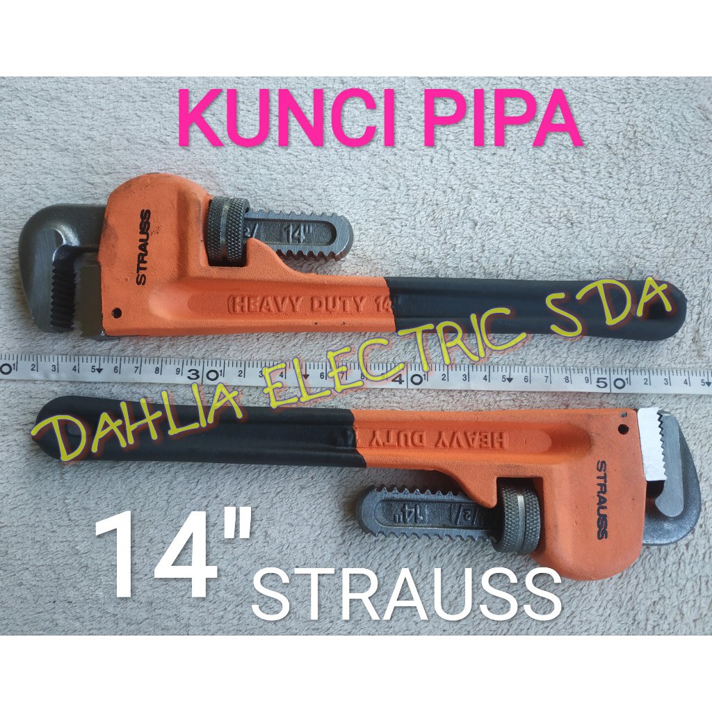 KUNCI PIPA 14 inch STRAUSS