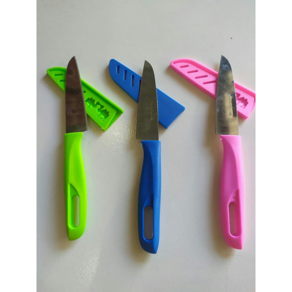 Toko Grosir Pisau Dapur Stainless Gagang Atom Tajam Murah Warna Warni 20cm Podotukushop QDr5bIz5Jj3aQ
