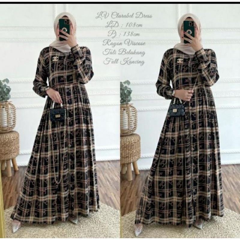(READY STOK)COD~DRESS GUCCI/GAMIS CLARABEL/DRESS MOTIF KEKINIAN/DRESS BUSUI