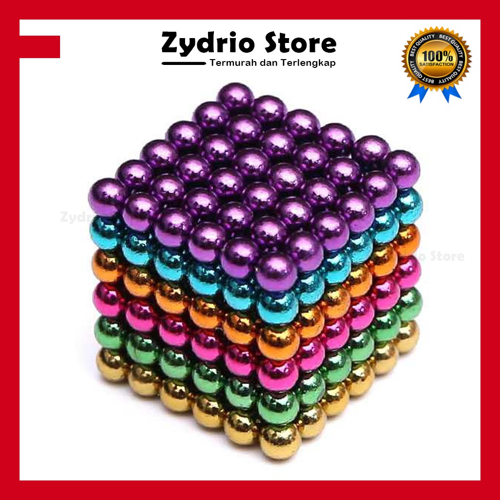 3mm Color Magnetic Ball Force / Bola Magnet Warna Warni