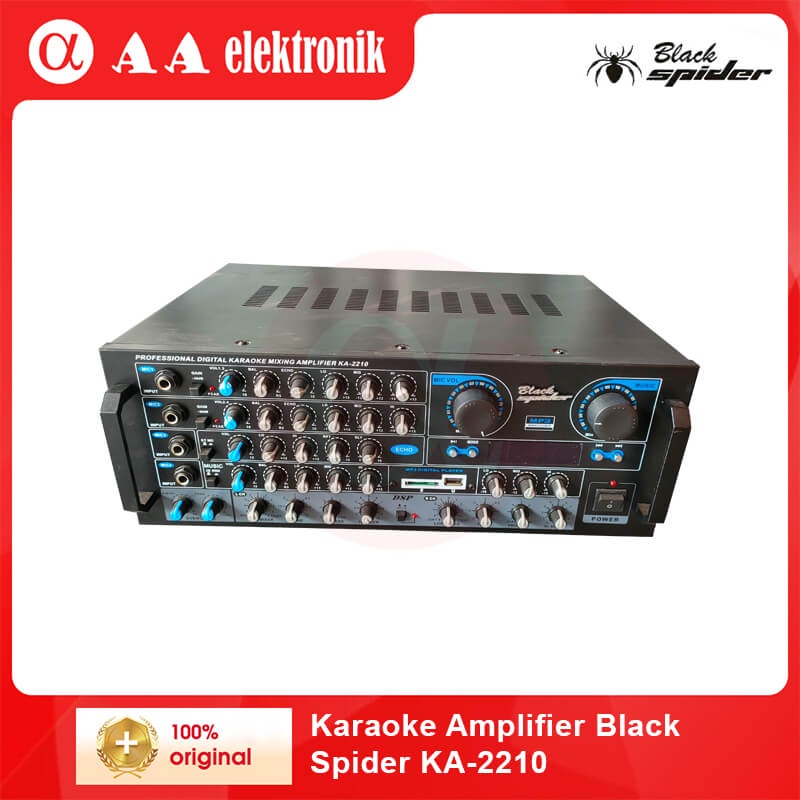 Karaoke Amplifier Black Spider KA-2210