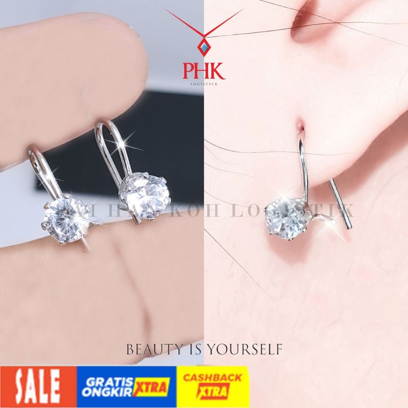 BISA COD✔ Anting Desi Titanium Anti Luntur Warna Gold 24 K Dan Perak18k Premium