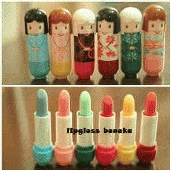 Lipbalm Fruit Harajuku Kimono Doll / Lipgloss boneka Jepang