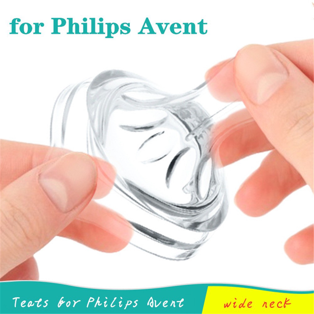 [0 1 2 3 4 Hole] Ready Stock Philips Avent Mulut Kecil Alami Mengganti Susu-Bisphenol