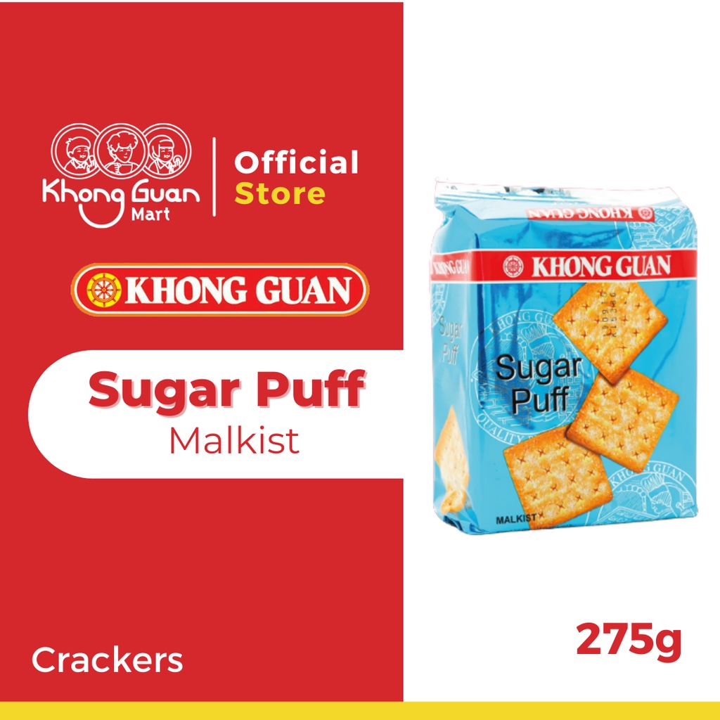 

Khong Guan Malkist Sugar Puff 275 gram