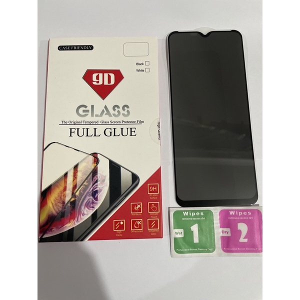 [Anti SPY] Infinix Hot 9 Play / Hot 10 Play / Hot 11 Play / Hot 10s Anti Spy Anti gores Layar Privacy FULL Tempered Glass Full Cover Ceramic Anti SPY