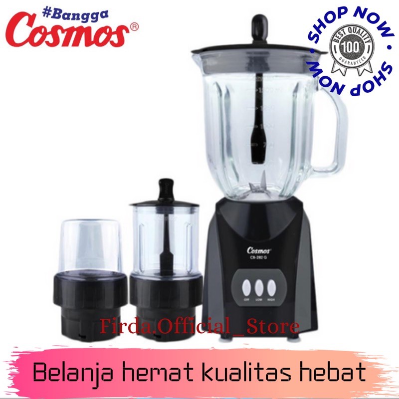 Cosmos CB282G Blender KACA [2 L] DIJAMIN 100% ORI