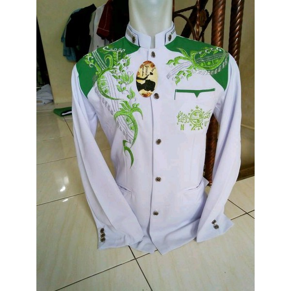 jasko putih kombinasi hijau NU