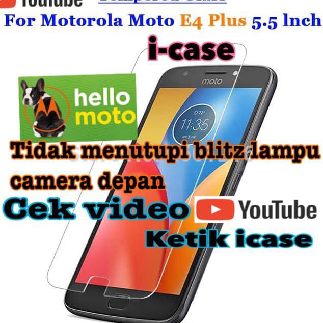 Motorola Moto e4 Plus tempered glass