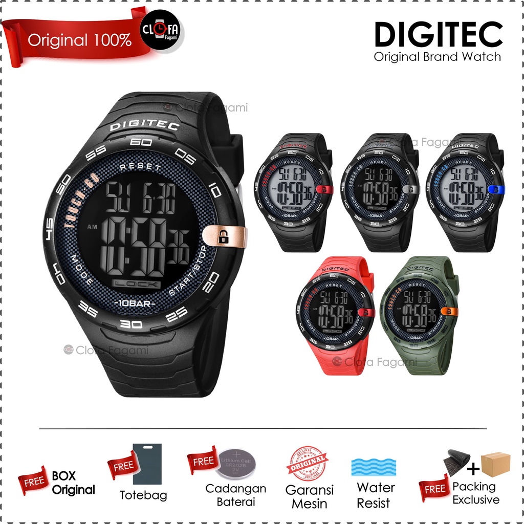 DIGITEC LOCK /clofafagami/ JAM TANGAN OUTDOOR / JAM TANGAN ORIGINAL / JAM DIGITEC ORIGINAL / JAM TAN