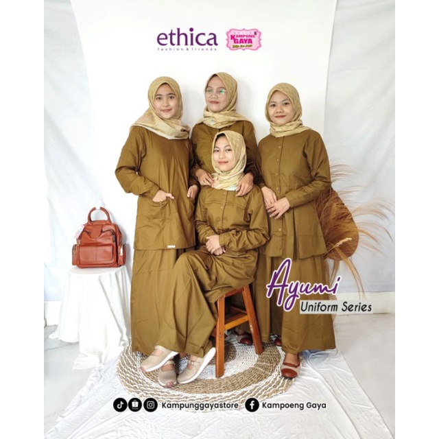 Baju Gamis & Setelan  Ayumi Uniform Ethica