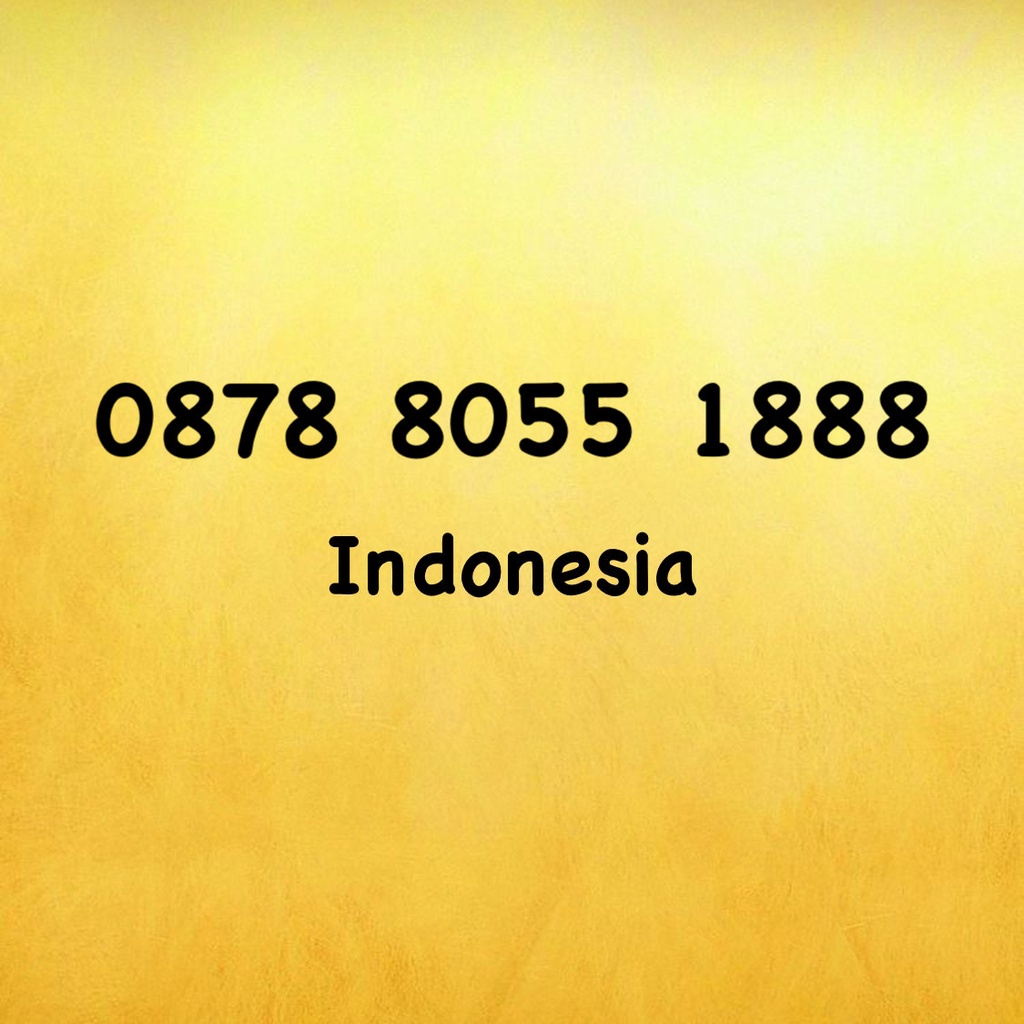 Nomor Cantik XL Bebas Triple A - 888 - BOSS - 805 - 0878 8055 1888