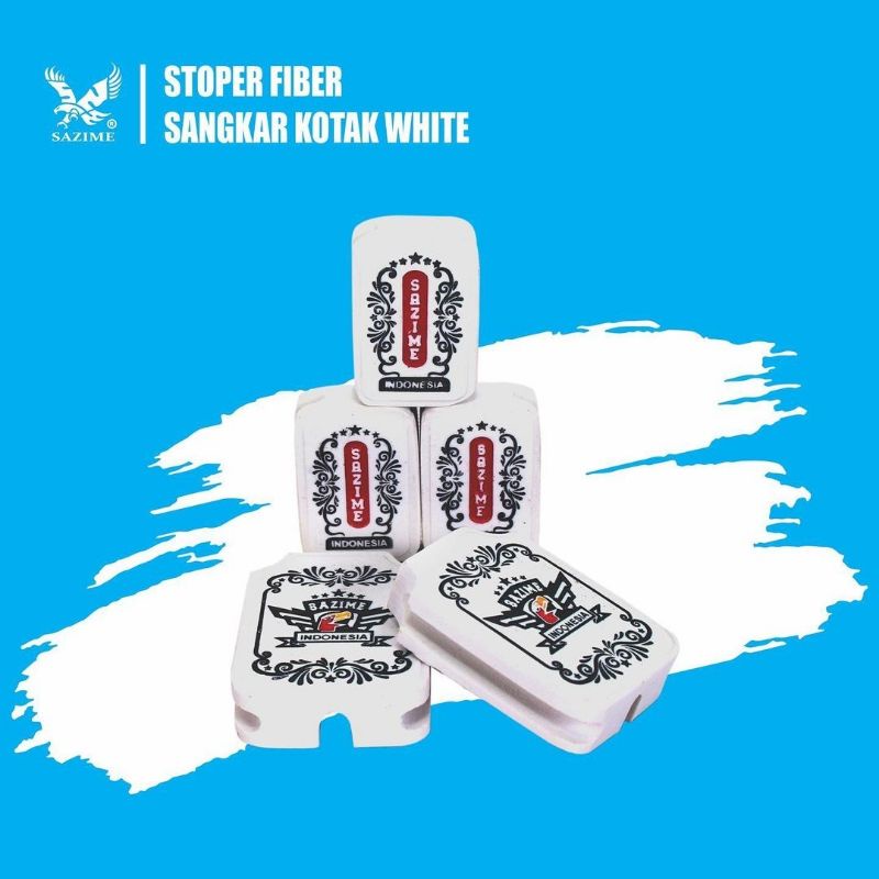 Stoper Fiber Sangkar Kotak Original Sazime