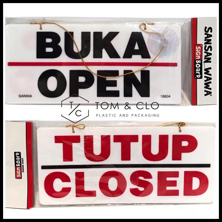 

SIGN BOARD ACRYLIC OPEN CLOSED