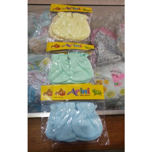 HALUS. 3 atau 4 PCS Sarung tangan kaos kaki bayi KATUN / Set Sarung tangan bayi