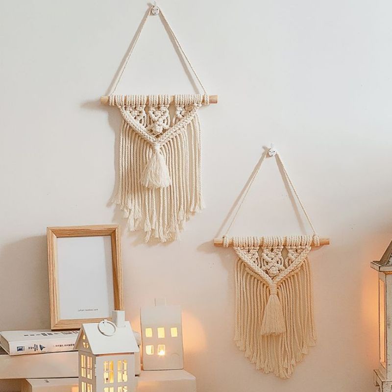 READY STOK) macrame Hiasan dinding / macrame wall hanging(HD 099)