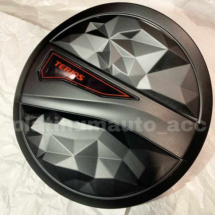 Tank cover tutup tangki bensin mobil DAIHATSU All new Terios 2018 sd 2022 hitam doff diamond 2019 2020 2021