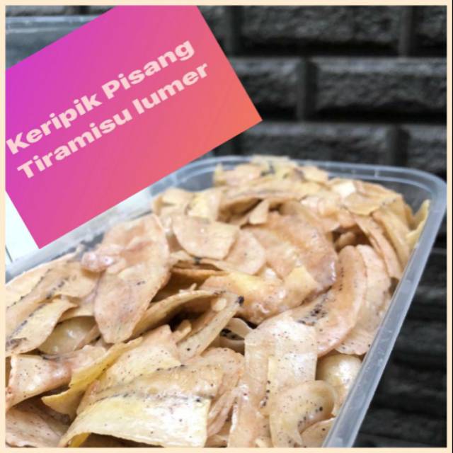 Jual Keripik Pisang Lumer Tiramisu Kriuk Gurih Dan Renyah 500ml