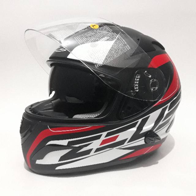 Helm Zeus 806 II31 Black Red Dof