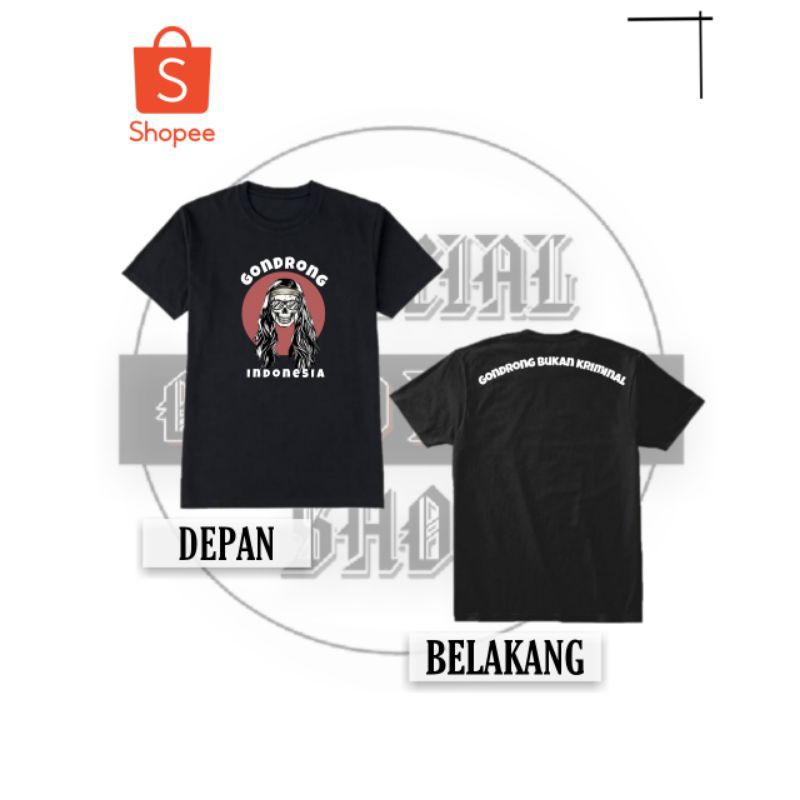 kaos / baju / t-shirt gondrong indonesia