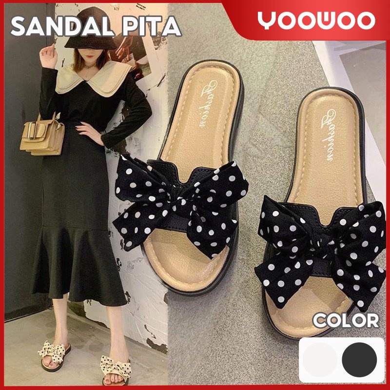 Sandal Wanita/Sandal Pita/sepatu Pantai/Slip flats