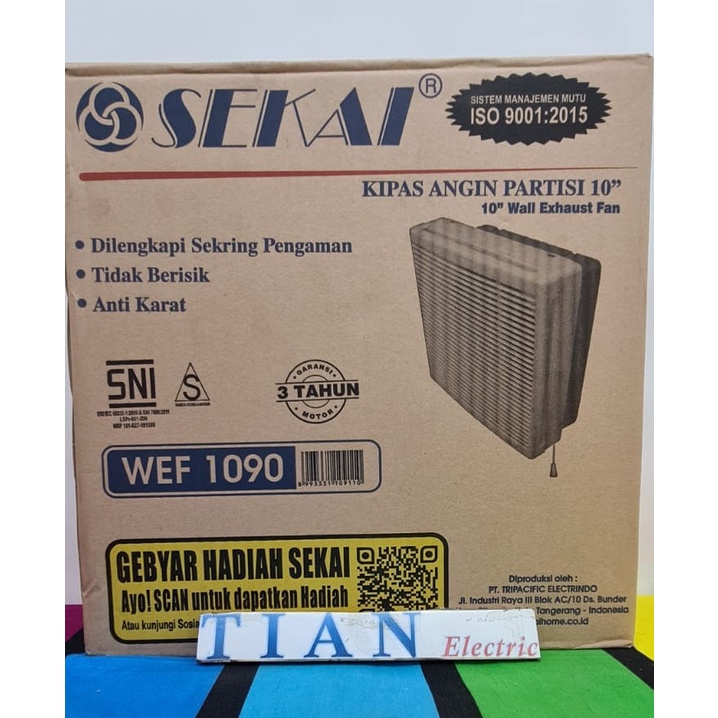 SEKAI WEF-1090 Exhaust Fan 10 Inch