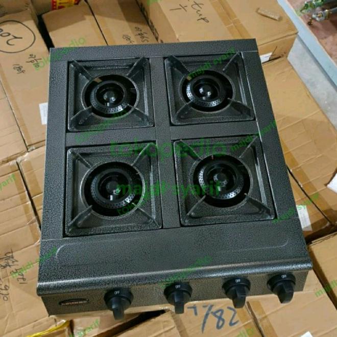 Kompor Surabi/Serabi Bandung/Martabak Mini 4 Tungku Teplon Kotak